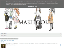 Tablet Screenshot of makilook.pl